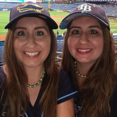 ✝️. Twins by Birth, Rays at Heart.💞 @UF M.S.🐊🐊 USF Alums.🤘🤘Rays, Rowdies & Bucs Marketing. @RaysTwinChristy @RaysTwinLizzie #RaysUp #ChampaBay