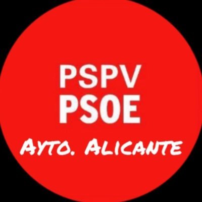 Twitter del Grupo Municipal Socialista de la ciudad de Alicante