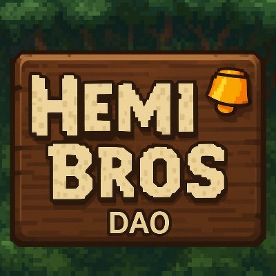 Independent community DAO for #HemiBros on @hemi_xyz supporting @harvestynn via 2/3 multisig 🇫🇷🇺🇸🇳🇬Treasury: https://t.co/5aWdQXWtxX #BTCFi #NFTs