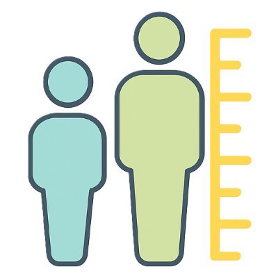 compareheights's profile picture. CompareHeights lets you effortlessly create beautiful, customizable height comparison charts—for people, characters, animals, objects, or virtually anything👥
