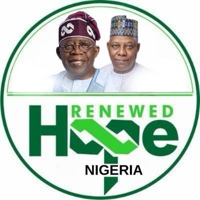 RenewedHopeNG's profile picture. Official  Twitter Account of Renewed Hope Nigeria. Daily coverage of President Tinubu’s Renewed Hope government — news, analysis, reforms and results.