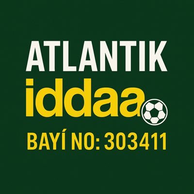 Atlantik İddaa İşbirliği Ve Grup İçin Ulaşabilirsiniz. 0507 438 46 94