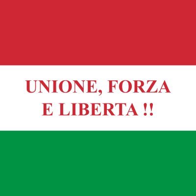 W L'ITALIA
W GARIBALDI
W MAZZINI