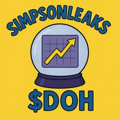 SimpsonLeaks's profile picture. SIMPSONLEAKS ($DOH) isn't just a token. CA 3YufRErCa4GpTMJbXA7qUazJCv7jTNVYdE43N296bonk