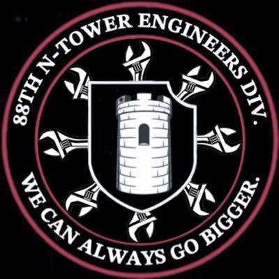 The Towerwaffen division co-creators @punishedfren99 @AmericaWaffen_ @Aryan_Seer 88th N-tower engineers div. we can always go bigger.
