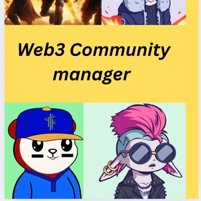 A professional web3.0 Manager Crypto lover 💞 community head MOD @RugDuckz workfolio: https://t.co/8RrQ1UwsRE