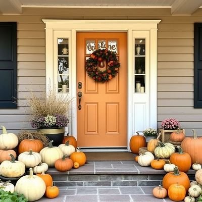 PatioPumpkins's profile picture. Fall porch decorating made easy! We Deliver, Design, and Remove for a hassle free season. Make your front porch feel magical and cozy this fall season.