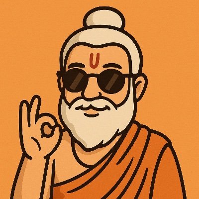 ChillGuruji's profile picture. Satya ka path dikhata hoon, memes ke zariye.
RTs are karmic blessings | Parody Account