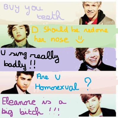 I_hate__1D's profile picture. I love you @daniellepbitch i'm totally agree with you @daniellepeazer is a bitch and i hope she'll die like @eleanorjcalder eleanor tweeted me on 25/03/12 ;))