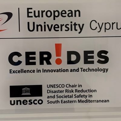 This is the official X account of the UNESCO Chair in Disaster Risk Reduction & Societal Safety in SE Mediterranean