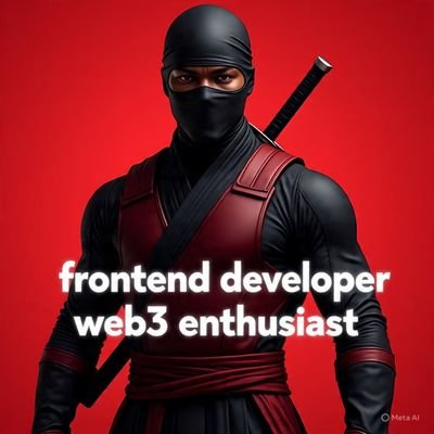 AdedayoBel57931's profile picture. A FRONTEND DEVELOPER AND WEB3 ENTHUSIAST 

ENJOYS SOLVING REAL LIFE PROBLEMS WITH TECH.

https://t.co/Oey3sOp4j4
