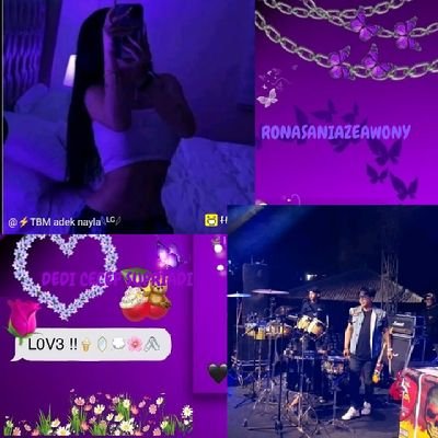 SaniaRona's profile picture. 💞AVERLYZEALADY 💞 MAMIH 
💞WONYAULIA💞 ANAKE 
💞 AYUMI REVAELYNJIBRAN💝
💞JIBRANREYSKYYNANDA✈️🇲🇾💜☪️