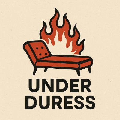🎙 Under Duress
Podcasting under pressure.
Regret-fueled. Therapist-adjacent.
Oversharing is kind of the point.