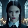 WednesdayInu's profile picture. Wednesday Addams - AI influencer👩🏻‍💻☂️Follow if your soul is drawn to dark beauty