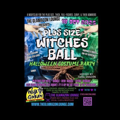 Next Nightclub Party 10/18/25 🎃 Tampa Bay’s Premier Plus Size Nightclub/Social Club 💜