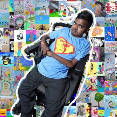 CrippledComrad3's profile picture. He/him |
Artivist |
I want to inspire you to unlearn your own ableism. In that way ONLY I will be your inspiration.