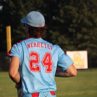 carsonnerreter's profile picture. | Mott CC | JUCO Fr | 6’2 180 | OF | 810-428-9151 | 102 Exit Velo | 86 OF Velo | 6.5 60 |
