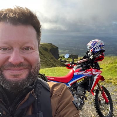 Lover of the great outdoors, Land Rovers and motorbikes.