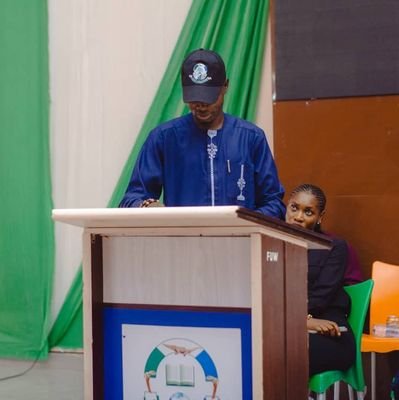 Vice President, Student Union Government,Federal University Wukari, Taraba State|| MBBS(In-view || CRT Major.