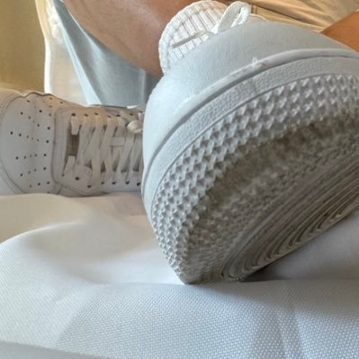 nsfw 🔞- White socks, fixed rules. Sneakers on. Controlled. Well-groomed. Always in white socks. 😈👟