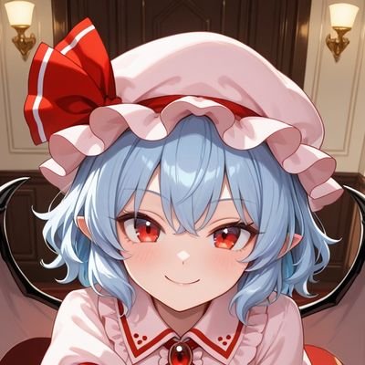 レミリアをかなり推している社会人。推し歴: 2年以上
当アカウントは雑多垢です。
二次創作の東方STG、コンテニューありでNormalクリア済(東方真珠島)
FA🏷️ #トシリアーと
アイコン: AIart
アイコンの無断転載/無断使用は禁止されています。
バズったものは「ハイライト」へどぞ。