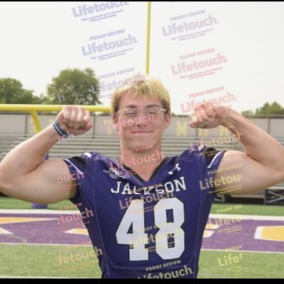 rtamyers48's profile picture. 6’2” | 215lbs | Jackson High School - Class of 2027 | GPA 3.0 | Football - DL/Edge  Team Captain | Track - Disc/Shot-put