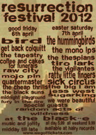Great music and more for 2 days of your Easter Weekend.
http://t.co/A1gBuFtYWp