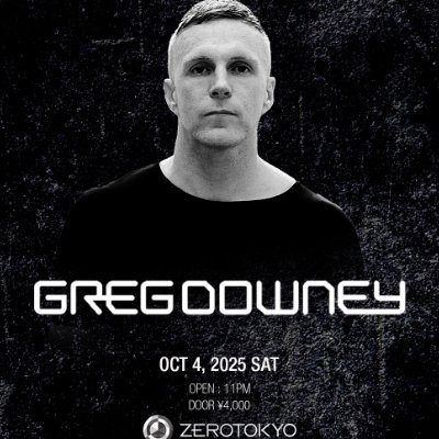 📆10/4(SAT) TECHNO ESSENTIALS presents SPACE 92 feat. GREG DOWNEY 📍ZEROTOKYO 🎟前売りチケット販売中↓