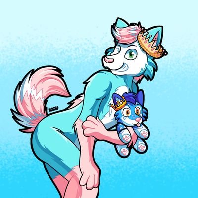 Just a smol. friendly, loving, and caring fur, wanting to be friends with everyone.
Since everyone is confused about my species, It's a wolf/Husky/Hyena Hybred