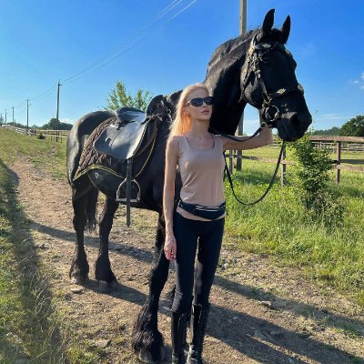 My hobbies are horse riding and playing golf. I also travel when I have time. My job is making clothes.