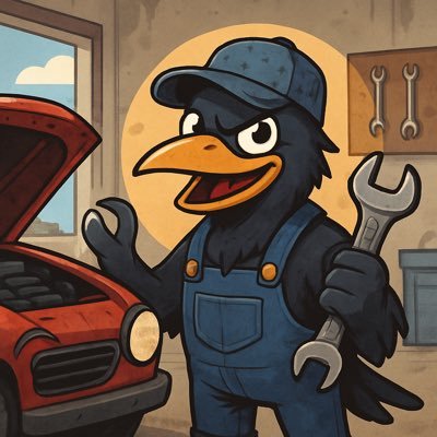 WrenchCrow 🔧 🐦⬛ “Fixing rides, fueling smiles — one beak at a time.”