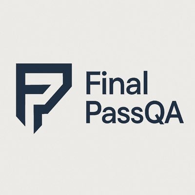FinalPassQA's profile picture. Professional quality assurance for startups, SaaS teams, and no-code projects. Real-device testing, bug hunting, and UX reviews before and after launch