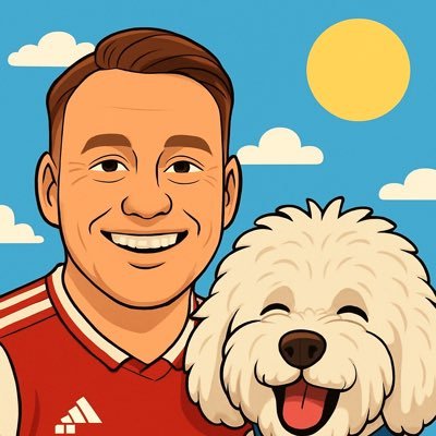Arsenal Fan, Dog Dad to Buddy, find me in the west stand upper or sometimes the Northbank