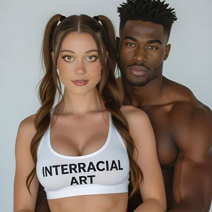 spreading the joy of interracial relationships and gorgeuss Queens thru art and ai