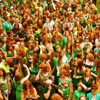 ginger humanity ; We are two percent of the world