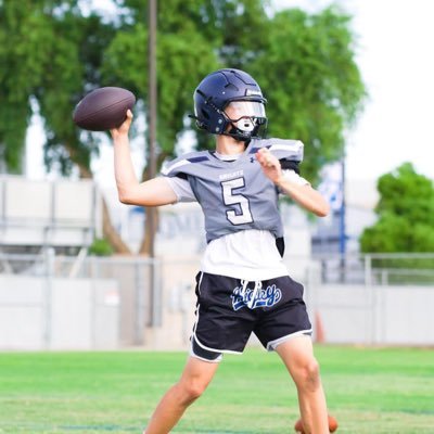 Higley High School (AZ) C/O ‘29 || 3.7 GPA ||5’9 135lbs || QB || @higleyfootball @groundupqb @qbhitlist ranked