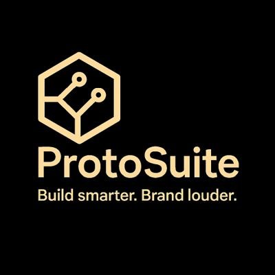 ProtoSuite172's profile picture. 🚀 Build fast. Brand smart.  
ProtoSuite crafts sleek apps, prototypes & visuals for creators who move.  
#DesignTools #NoCode #StartupLife #Branding #Proto