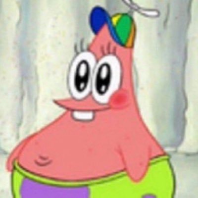a fan account for patrick from spongebob.