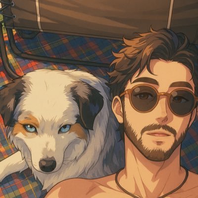 man_and_a_dog's profile picture. go birds 🦅 - vermont 🟩 - lover of freedom 🇺🇸