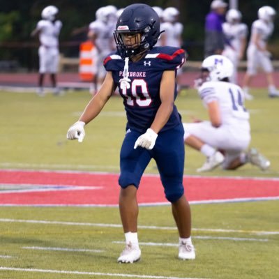 pembroke high school '28 || football slot receiver || varsity track and field sprinter ||