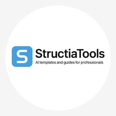 structiatools's profile picture. Build better & faster with AI. 🧠 Smart kits & guides for project leaders.  
👉 https://t.co/iROInd82PU