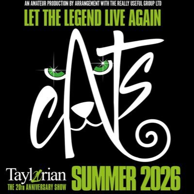 Taylorian Productions are dedicated to producing high quality theatre @Villagaiety and beyond….#CATS2026 Patron ~ @samanthabarks 🎭 🇮🇲