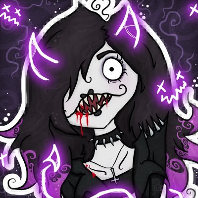 trans goth witch who loves horror and gaming (she/they)
