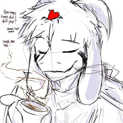 UT and DT lover, I draw stuff mostly UT and Asriel. Currently on college. 19 (He/Him). Accepts requests (Request: 1/3)