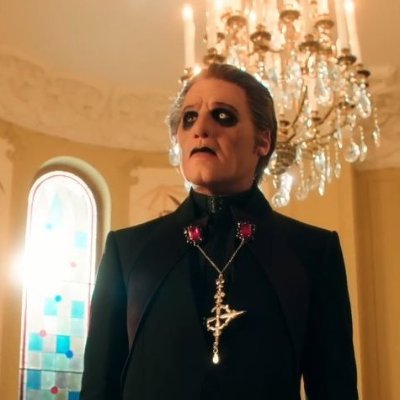 Hello! I'm Cardi. Former Papa Emeritus IV of the band Ghost.
Frater Imperator
Head of the Clergy
Fucking V! 🖕
21+ Admin
( Parody Account) #TheBandGhost