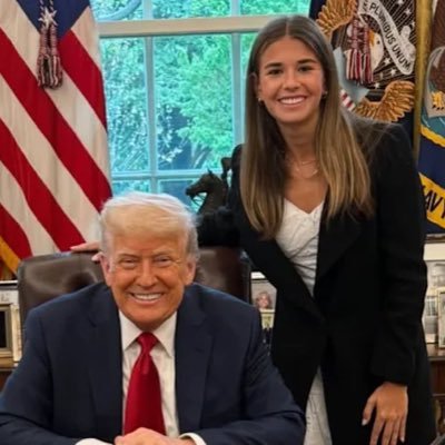 Grand Daughter of Trump. Thanks for the love and support Y'all. We hold you in high regard, and we share the belief that America must be great again🇺🇸