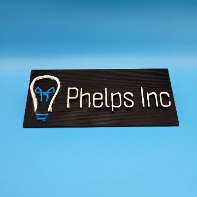 PhelpsIncDotNet's profile picture. Phelps INC Formed 2019. We have a new direction at Phelps Inc and have expanded our experimentation into 3D modeling and printing.