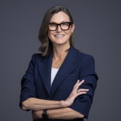 Founder, CEO and CIO @ARKinvest. Thematic portfolio manager for disruptive innovation, mom, economist, and women's advocate. Disclosure: https://t.co/XKLkcoQumt