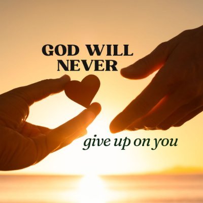 Creation should have a grateful heart. No matter what the situation, remember to thank God. His love is always with you.