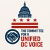 The Committee for A Unified DC Voice (@unifieddcvoice) Twitter profile photo The Committee for A Unified DC Voice (@unifieddcvoice) Twitter profile photo